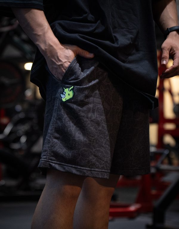 Bermuda Moletom Full Print (BLACK) - Imagem 3